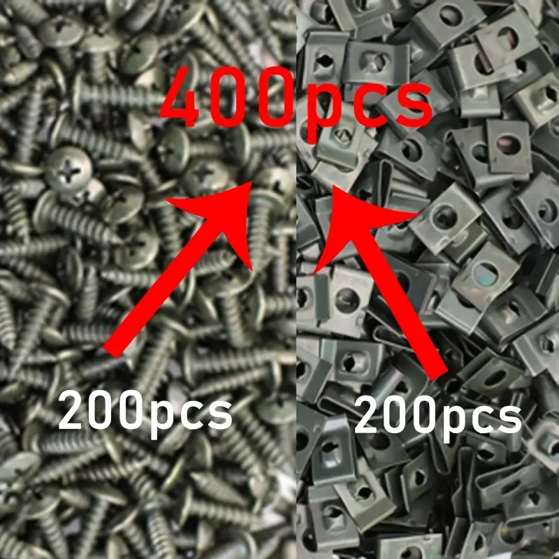 400pcs Heavy-Duty Automotive Clips - Image 2