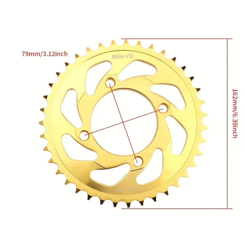 Modification Accessories Golden Chain 39T-15T 428H-116L - Image 2