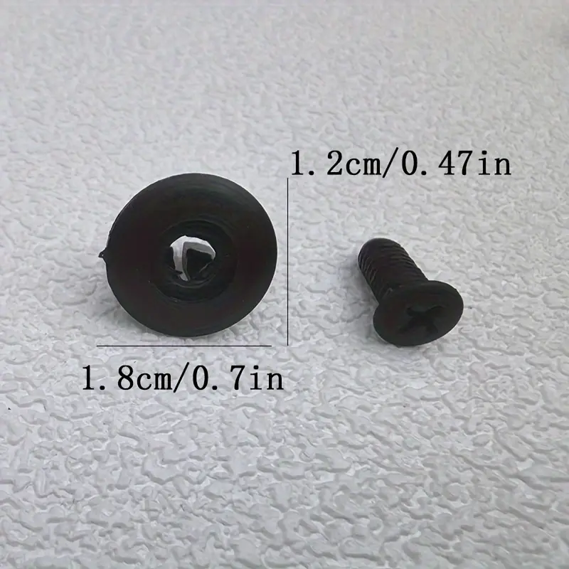 50pcs Plastic Push Rivet Fairing Clips Fastener - Image 2