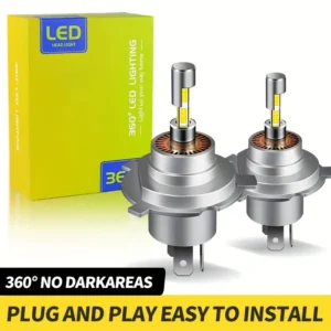 2pcs H4 LED Headlight Bulbs