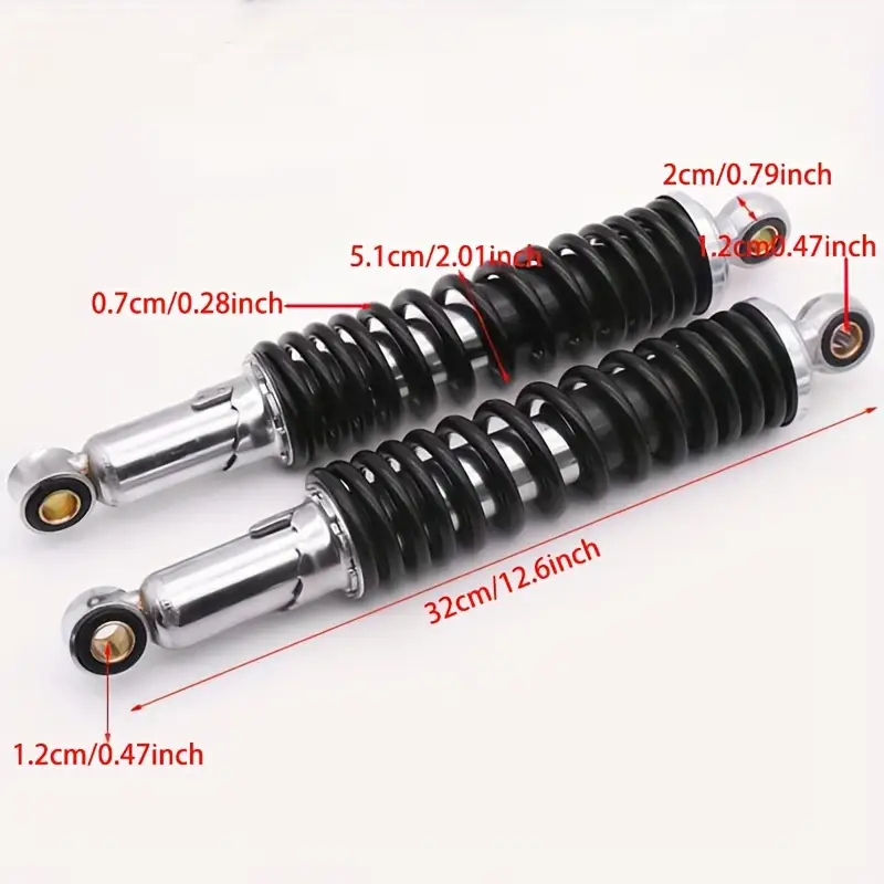 GN125 Prince Motorcycle Rear Shock Absorbers - Image 2